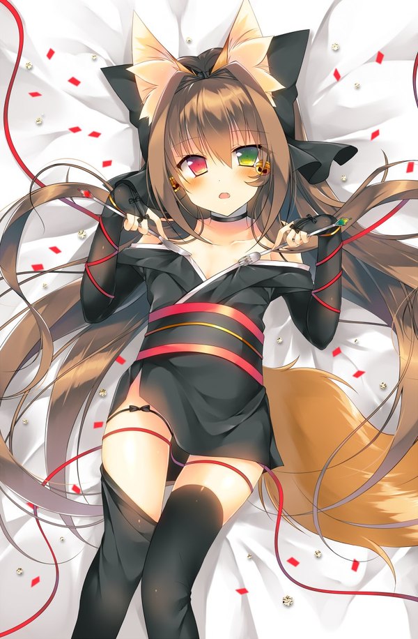 Chanterelle <3 - NSFW, Anime, Anime art, Kitsune, Etty, Loli