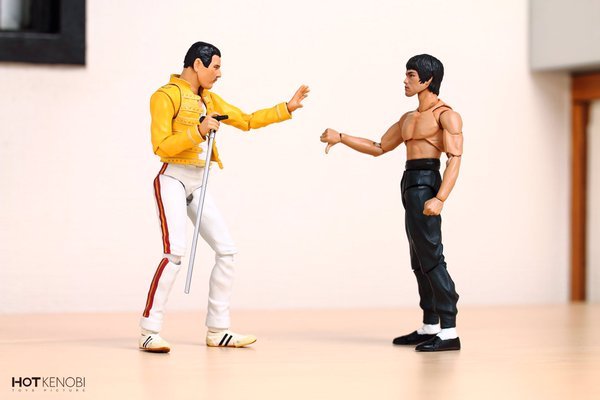 Freddie Mercury vs Bruce Lee - Bruce Lee, Freddie Mercury, Longpost, Action Figures, 