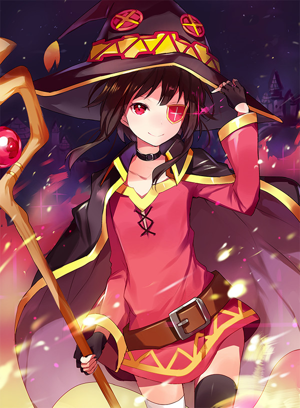 Anime Art. - Anime, Manga, Light novel, Anime art, Konosuba, Megumin