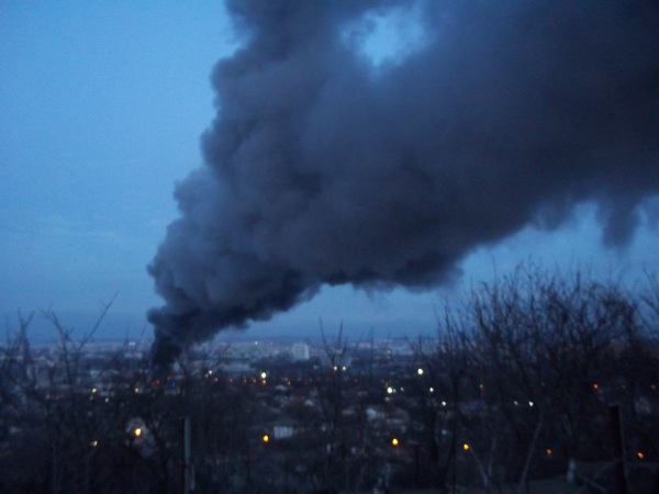 Veil of Darkness built in Simferopol - My, Simferopol, Fire, Heroes