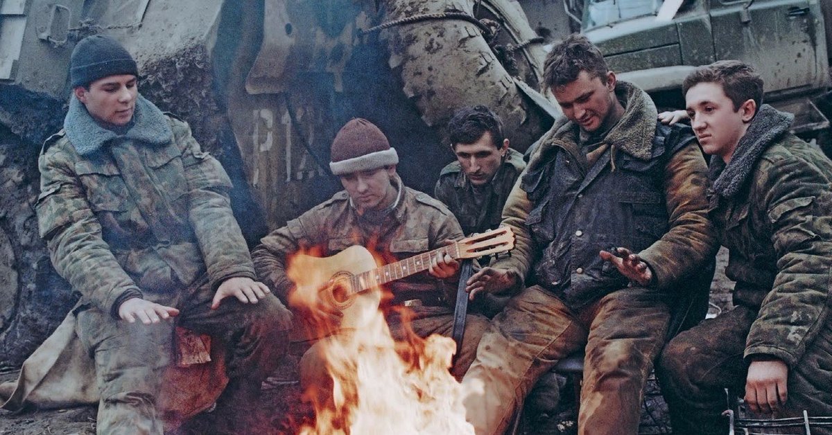 Песня ребят войны. Русские солдаты в Чечне 1995.