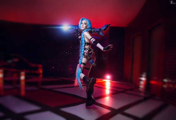 Косплей Jinx - Длиннопост, Косплей, Девушки, League of Legends, Jinx