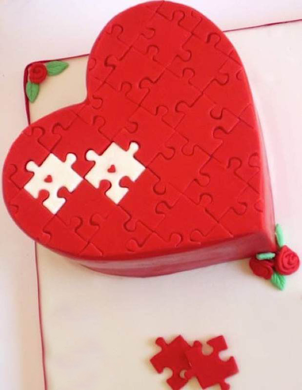 Happy Valentine's Day. - Cake, Valentine's Day, The photo