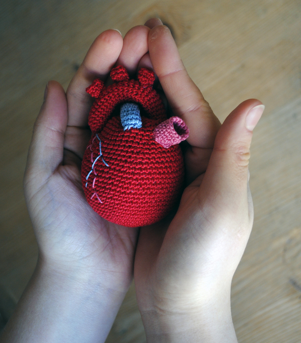 Heart - My, Knitting, Crochet, Amigurumi, Valentine's Day, Needlework, Handmade, Sevastopol