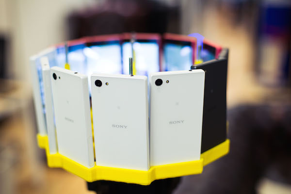 Sony filmed 48K video on 12 Xperia Z5 Compact smartphones - , Sony, , 360 degrees, Video