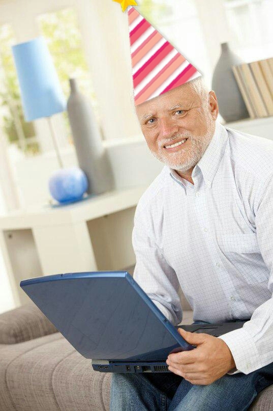 When your birthday isn't happy anymore - Birthday, Harold hiding pain