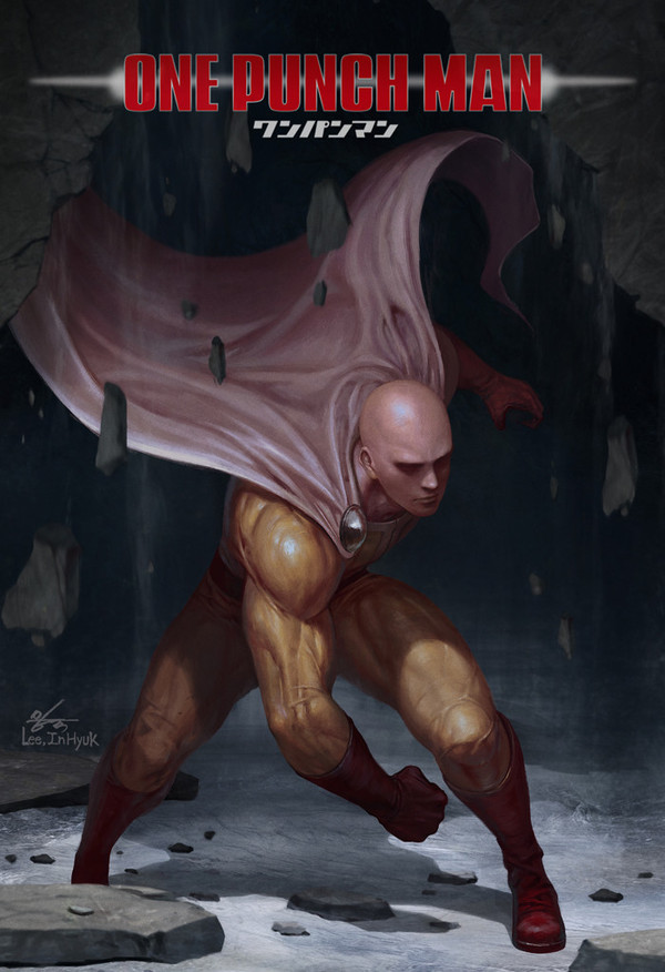 Pumped Saitama - Art, Anime, Onepunchman