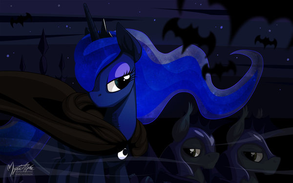 Luna Chariot of the Night My Little Pony, Ponyart, Princess Luna, Mysticalpha