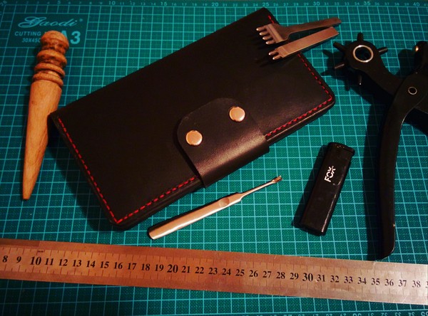 Novice Leatherworking Notes 5 - My, Leather, Handmade, Rukozhop, , Handmade, Jewelry, Leather, Longpost