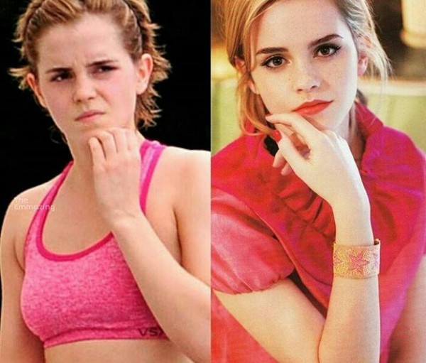 Emma Watson - The photo, It Was-It Was, Emma Watson, Hermione, Makeup