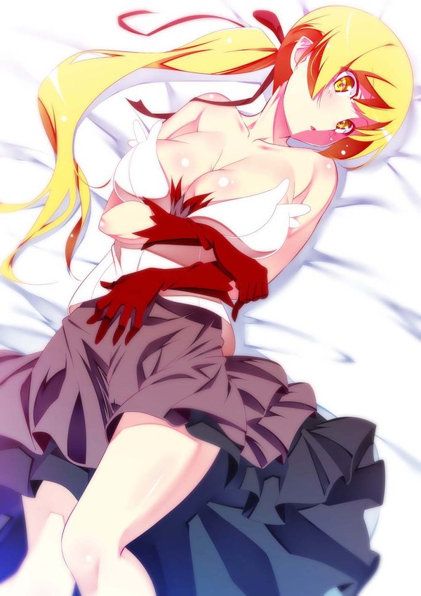 Monogatari. Shinobu Oshino / Kiss-shot Acerola-orion Heart-under-blade / Fair Princess. - Anime, Light novel, Shinobu oshino, , Monogatari series, Anime art, Girls, Art