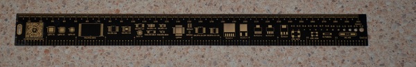 Ruler for electronics or PCB ruler - My, , Printed circuit board, Ruler, Electronics, Engineer, Pin, Ruler, Longpost