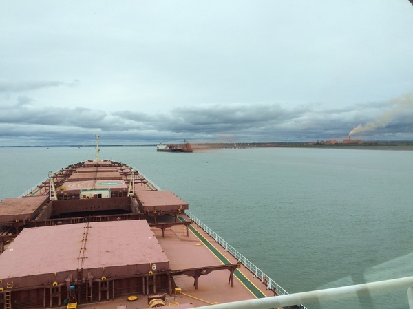 Port of Kamsar. - My, Sea, Vessel, Work, Western Africa, Bulk carrier, 