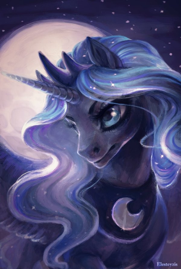 Луна - My Little Pony, Princess Luna, PonyArt, DeviantArt