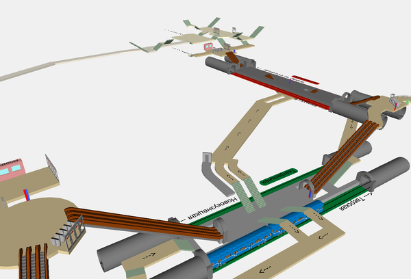 3D модели станций метро Москвы Метро, Москва, Интернет