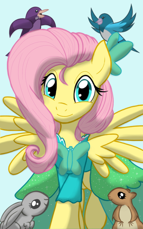 Fluttershy at the gala! - My little pony, PonyArt, Fluttershy