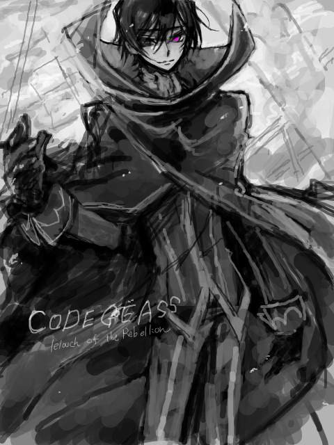 Code geass Lelouch lamperouge Sketch Anime Fan Art by ehab993 on