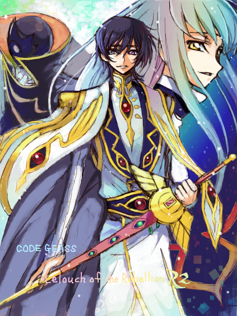 Code Geass. Лелуш Ламперуж / Lelouch Lamperouge / Lelouch vi Britannia. (Нанали, С.С, Судзаку). - Аниме, Code Geass, Lelouch, Лелуш, Zero, Lelouch Lamperouge, Anime Art, Арт, Длиннопост