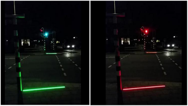 Лежачие светофоры в Нидерландах