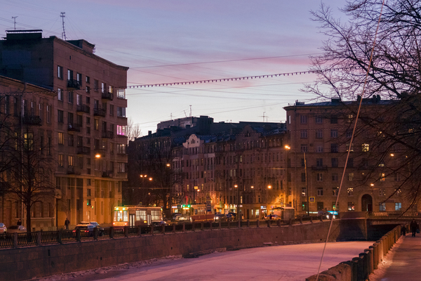 Evening. Petrogradka. - My, Saint Petersburg, Russia, Karpovka River, Evening, The photo