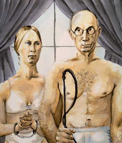 In fact, everything was just like that - BDSM, Humor, American gothic