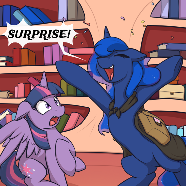 Luna's Suprise My Little Pony, Twilight Sparkle, Princess Luna