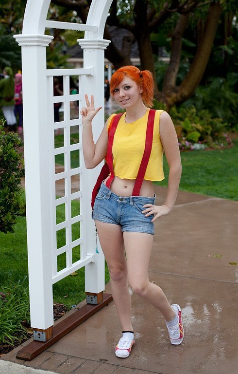 A little charming Misty - NSFW, Misty, Cosplay, Pokemon, Strawberry, Girls, Cartoons, Longpost