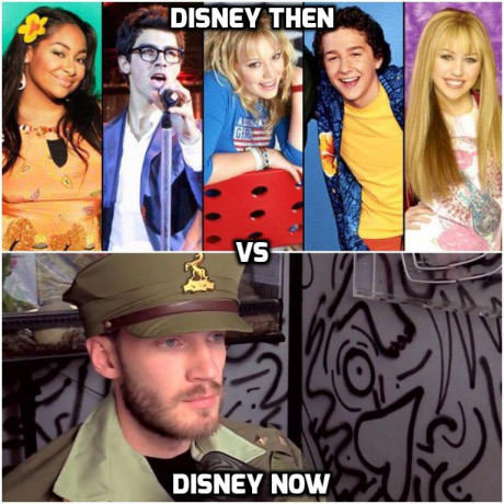 Morals are changing - Walt disney company, Youtube, Pewdiepie, It Was-It Was, Change, Past and future, Serials, Video