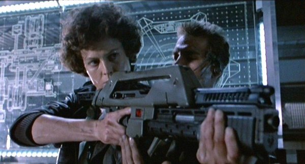 Pulse rifle M41A (Alien 1986) - Longpost, With your own hands, Paper, Papercraft, Pepakura, Alien, Stranger, Friday