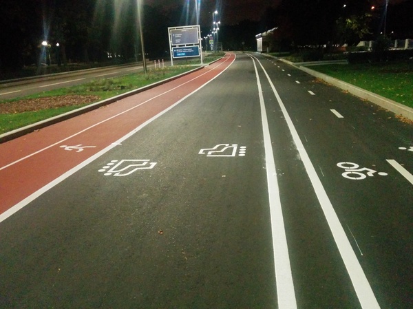 Weird cyclists. - My, Luzhniki, Cyclist, let's live in peace, Oddities