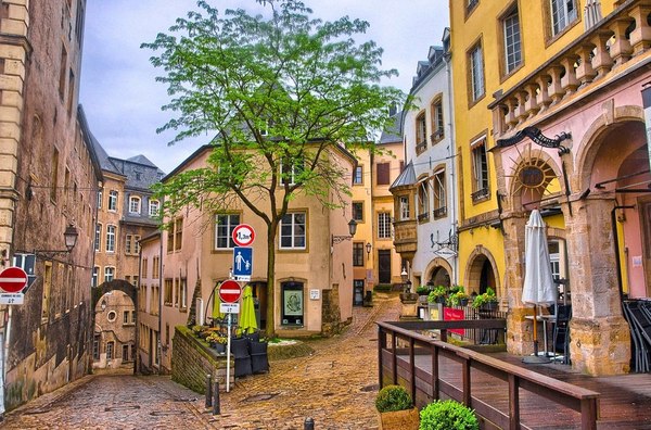 Luxembourg - Travels, The street, Lane, sights, Europe
