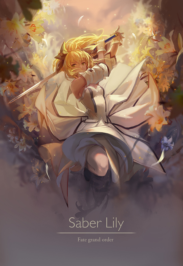 Saber Lily - Anime Art, Аниме, Fate, Saber Lily, Guan tang baozi