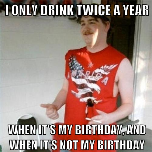 How to thump - Birthday, Booze, Advice, Humor