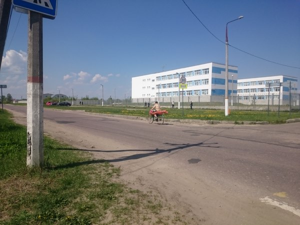 Nothing special, just someone carrying a dummy on a bicycle - My, Dummy, A bike, Russia