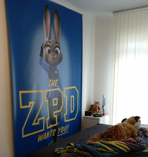 Real fan's room - Zpd, Zootopia, Zootopia, Fans