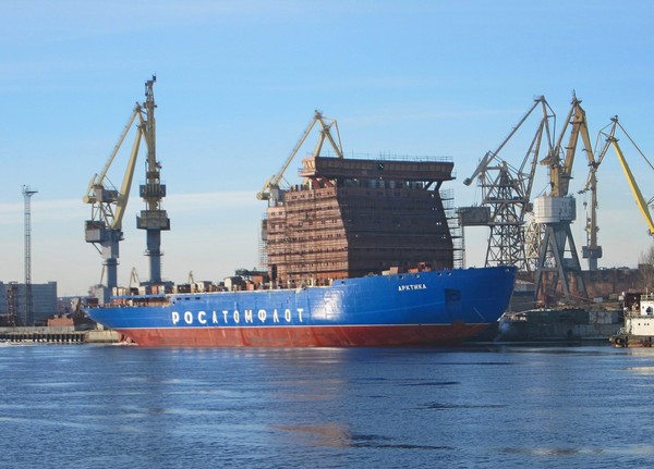 Construction of the nuclear icebreaker Arktika - Icebreaker Arktika, Shipbuilding, Longpost, Video
