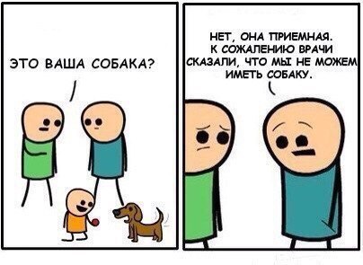 Приемная - Цианид, Cyanide and Happiness, Картинки, Юмор, Собака