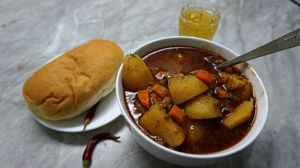 Жаркое из оленины Жаркое, Оленина, Хурма, На следующий день, Еда, Длиннопост