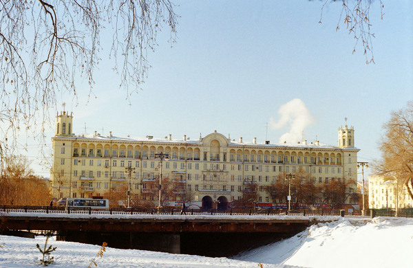 Prospect Metallurgists, 39 Novokuznetsk - My, The photo, Novokuznetsk, Film, Architecture, Story