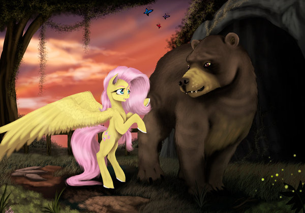 Friends - My little pony, Fluttershy, PonyArt, Deviantart