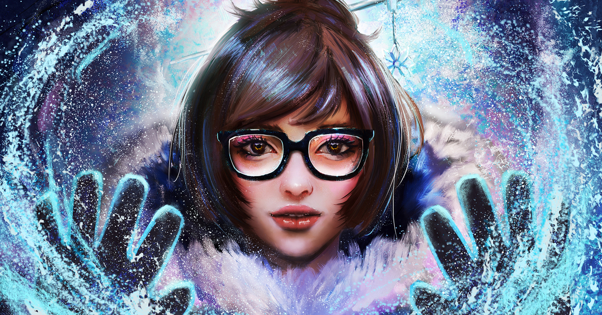 Кар мей. Overwatch Mei. Мэй Лин Чжоу. Мэй овервотч арты.