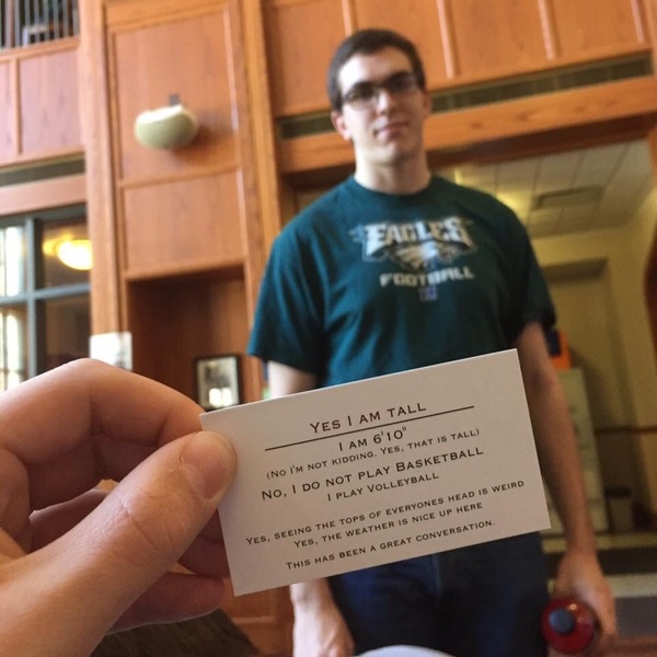 How tall are you? - Growth, High, Business card, Prepared