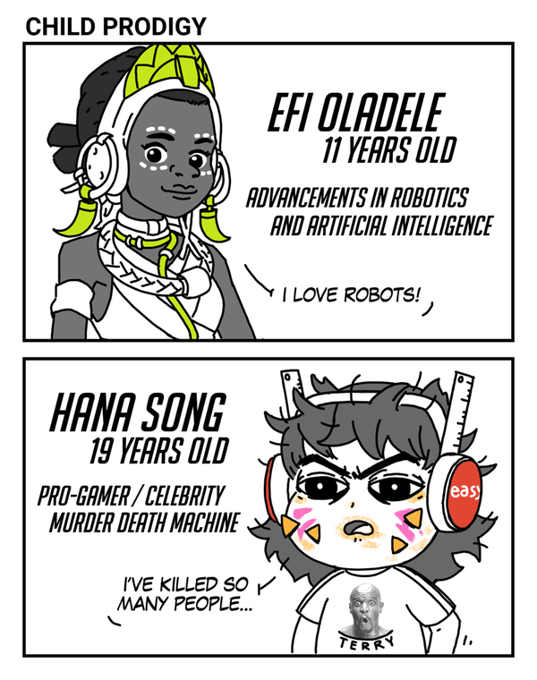 In light of the latest events in Overwatch! - Overwatch, , Dva, Efi Oladele, Comics, Picture with text
