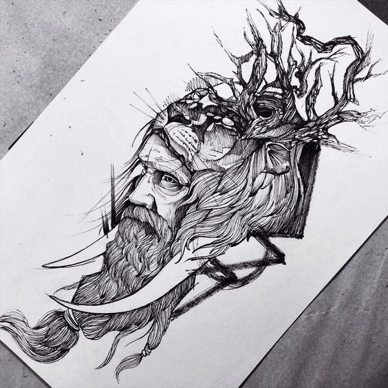 On the eve of the holiday - Tattoo, Tattoo Lovers League, Longpost, Beard, Sketch, A selection