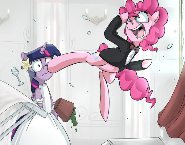 Wedding Crasher My Little Pony, Twilight Sparkle, Pinkie Pie
