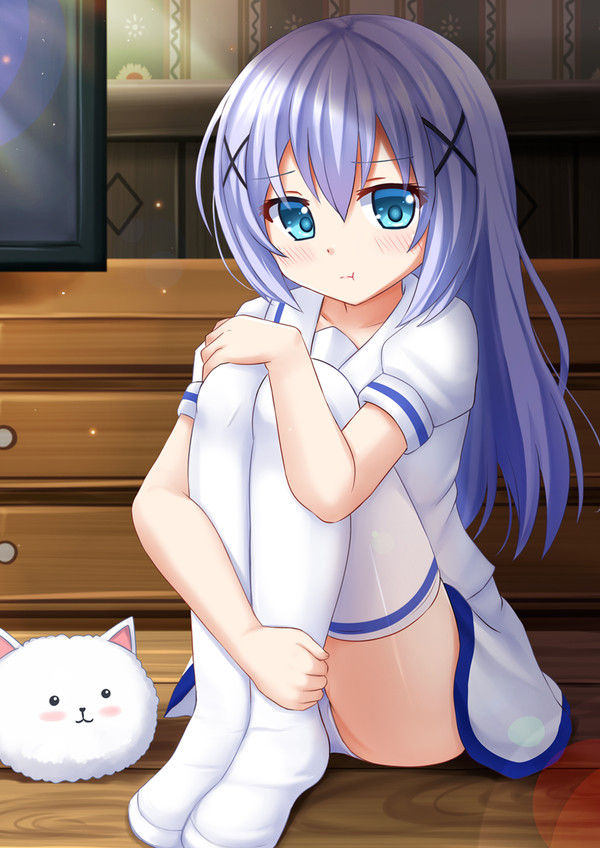 Chino Kafuu - Anime art, Anime, , Gochuumon wa usagi desu ka?, Kafuu chino