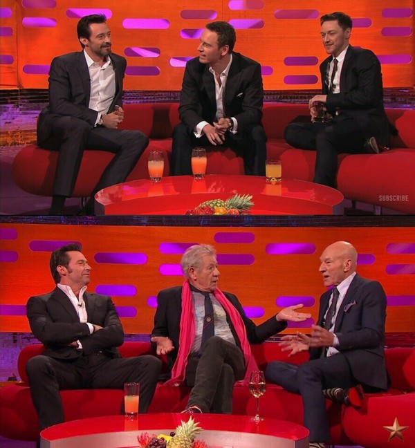 How long was this interview? - Actors and actresses, X-Men, James mcavoy, Michael fassbender, Patrick Stewart, 