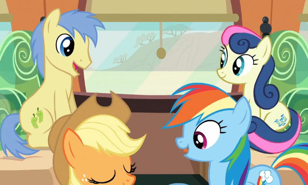 Bon Bon left Lyra for a stallion. - Rainbow dash, Applejack, My little pony, , Bon bon