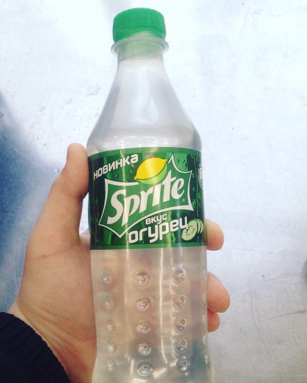 Cucumber Flavored Sprite... - My, Cucumbers, Sprite, Soda, Water, Beverages, Memes