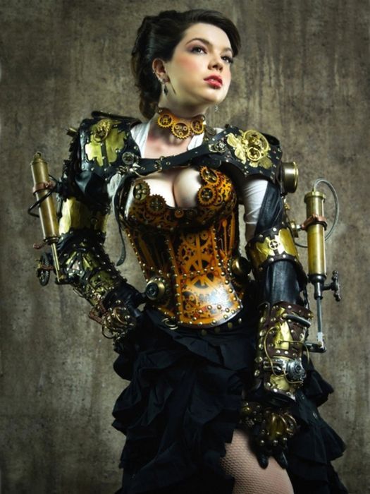 Steampunk  красотки - Девушки, Стимпанк, Косплей, Красавица, Длиннопост